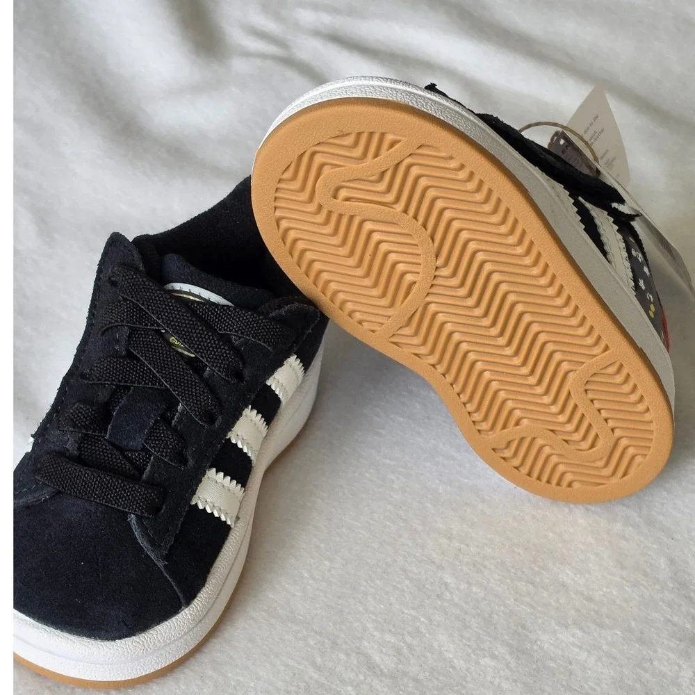 Adidas Originals Campus 00s LED‎ Light Mickey Mouse Black Red Toddler Shoes 5K